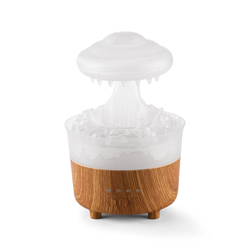Rain Cloud Night Light Humidifier With Raining Water