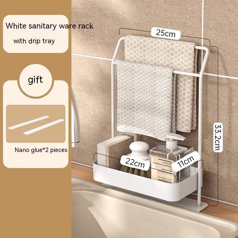 Rag Draining Kitchen Storage Rack Gadgets