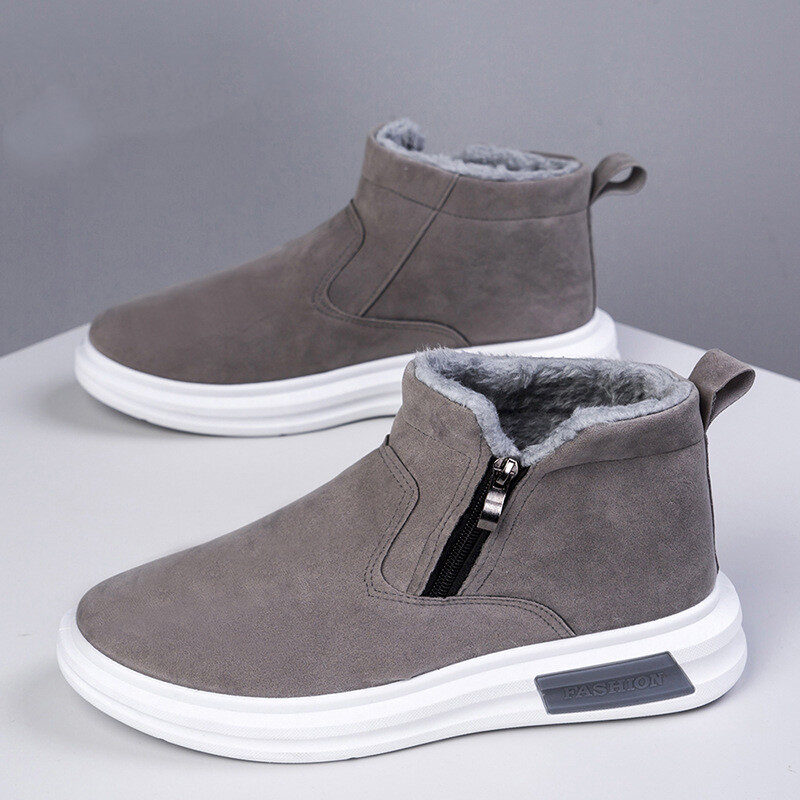 Fashion Snow Boots For Men Winter Warm Flat