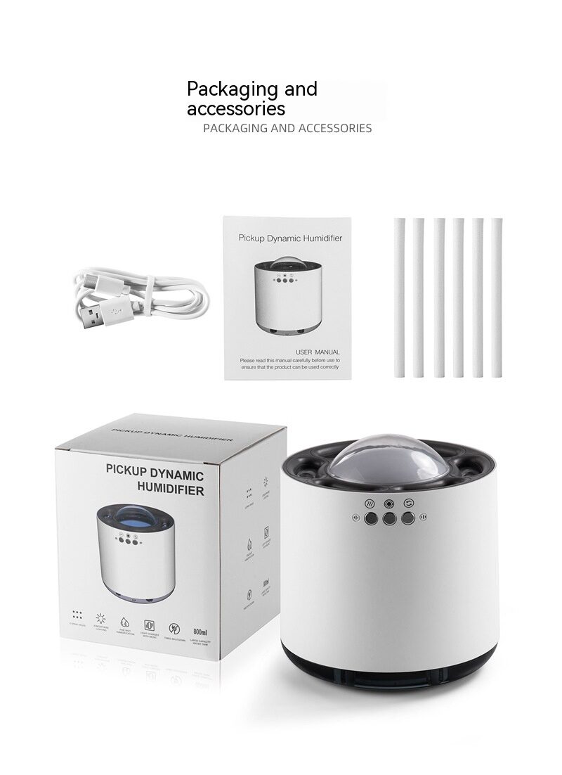 Desktop Heavy Fog Humidifier Office Home Porous Decor
