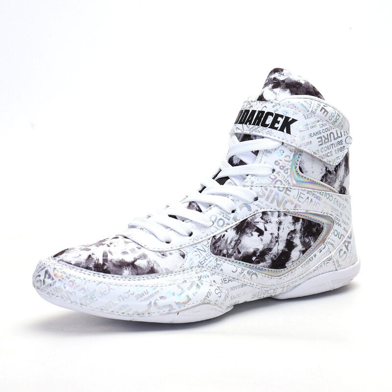 Men's Sneaker High-top Boxing Shoe Fashion Graffiti Style
