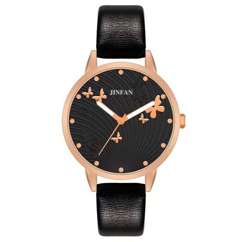 Student Sweet Butterfly Macron All-match Fashion Quartz Wrist