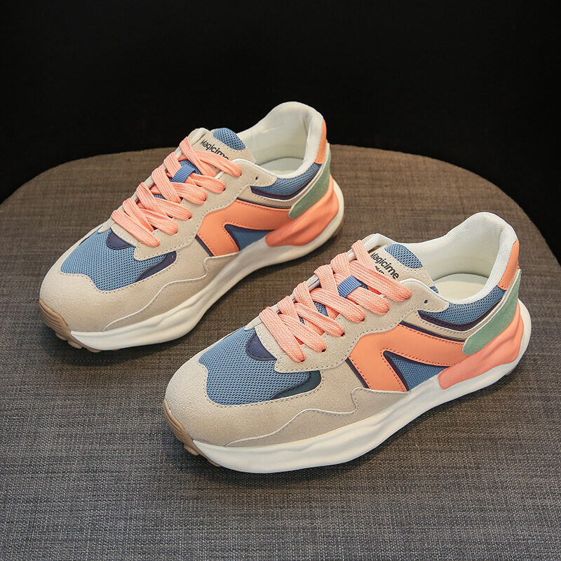 Autumn New Ins Korean Style Breathable White Shoes