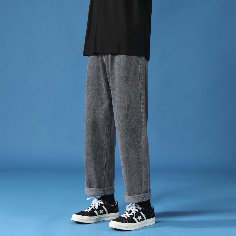 Jeans Men's Baggy Straight Trousers