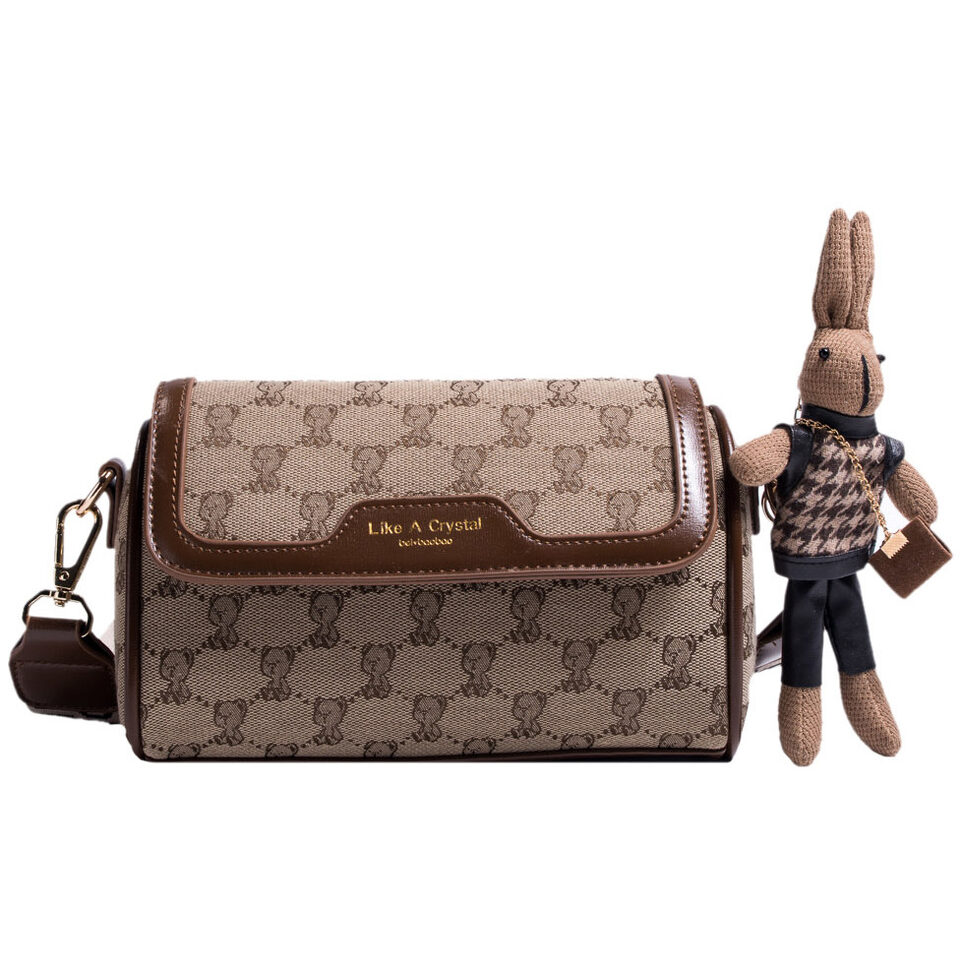 Small Square Bag Cute Bear Original Simplicity Shoulder