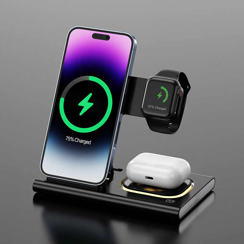 3 IN 1 15W Wireless Charging Charger Magnetic