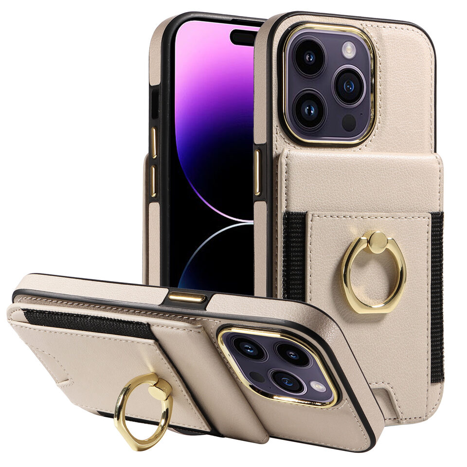 Back Cover Leather Case Phone Wallet Protective Universal