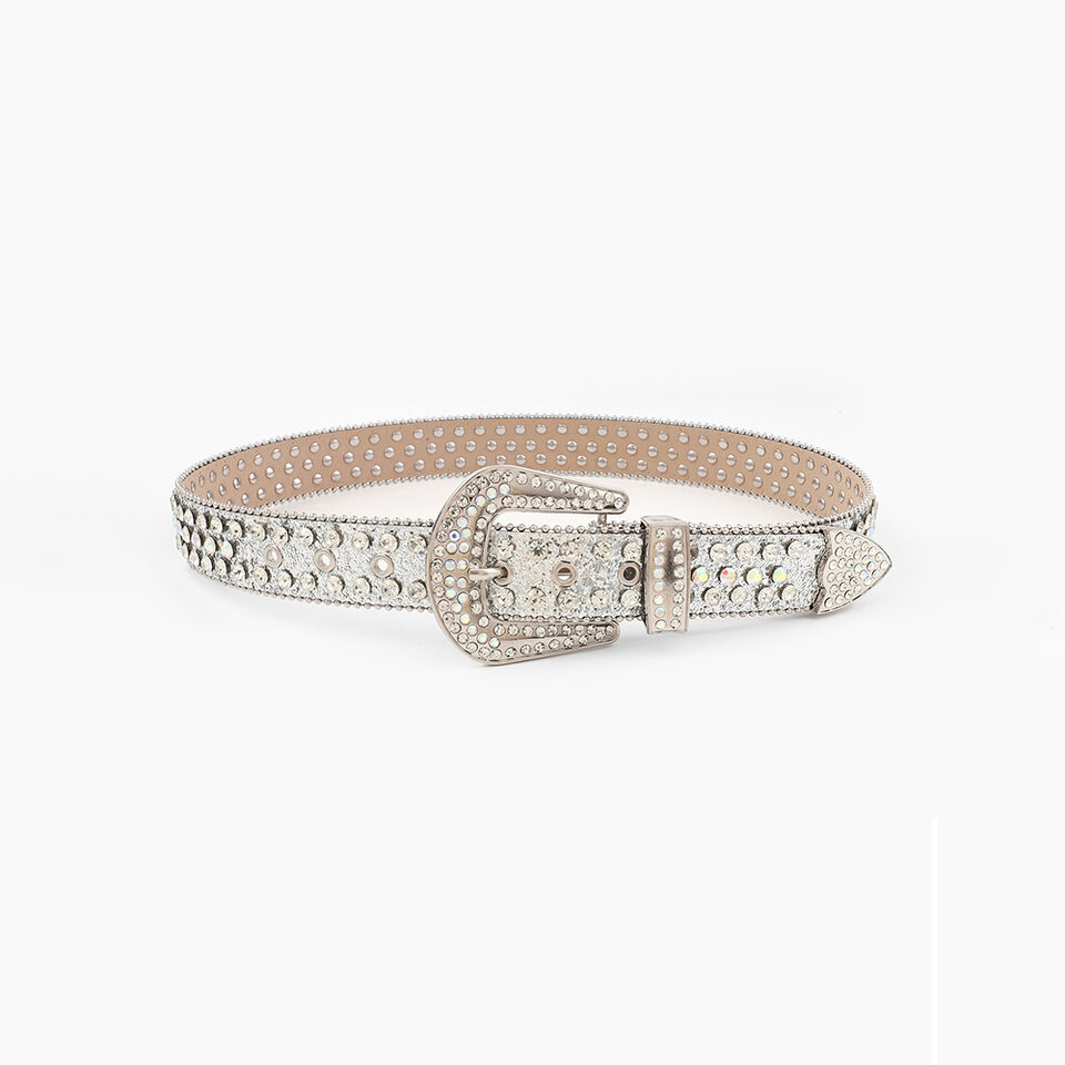 Versatile Fashion Edge Beads New Rhinestone Belt Women's