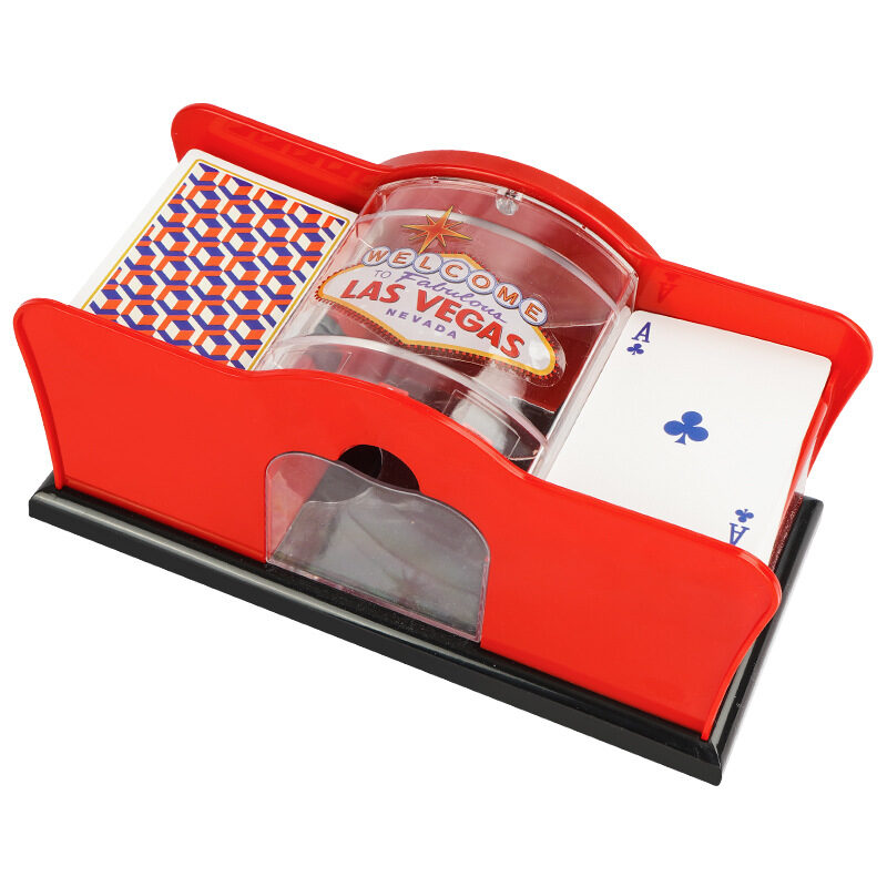 Poker Card Hand Shuffler Easy Cranked Casino Shuffling
