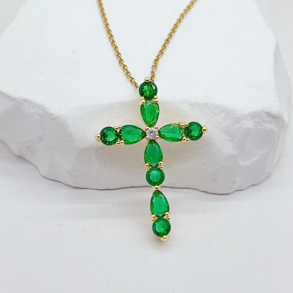 Fashion Jewelry Micro Inlay Colorful Zircon Water Drops
