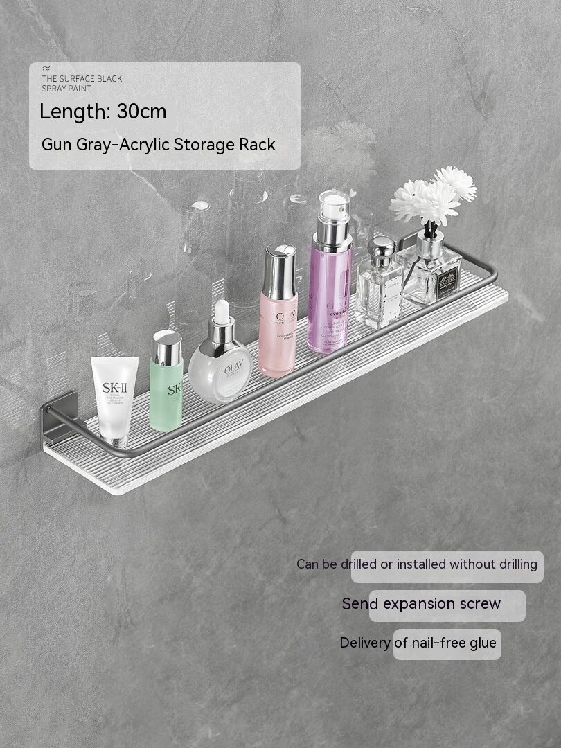 Acrylic Bathroom Storage Rack Towels