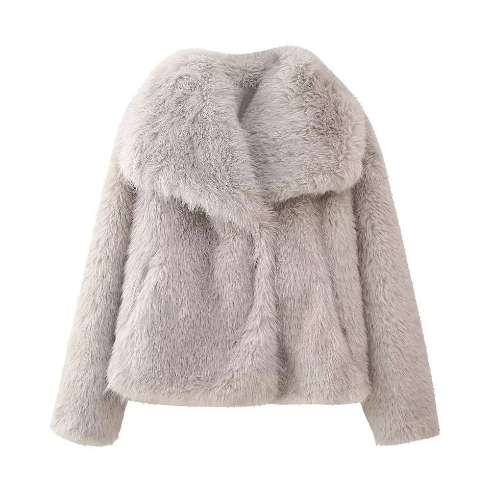 Artificial Fur Mink-like Coat Winter European And American