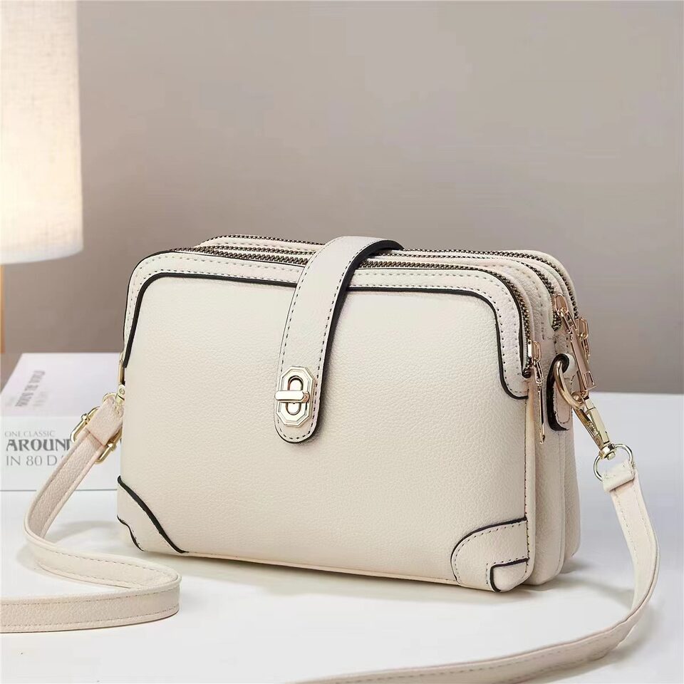 Multi-layer Lychee Pattern Simple Texture Soft Leather Western