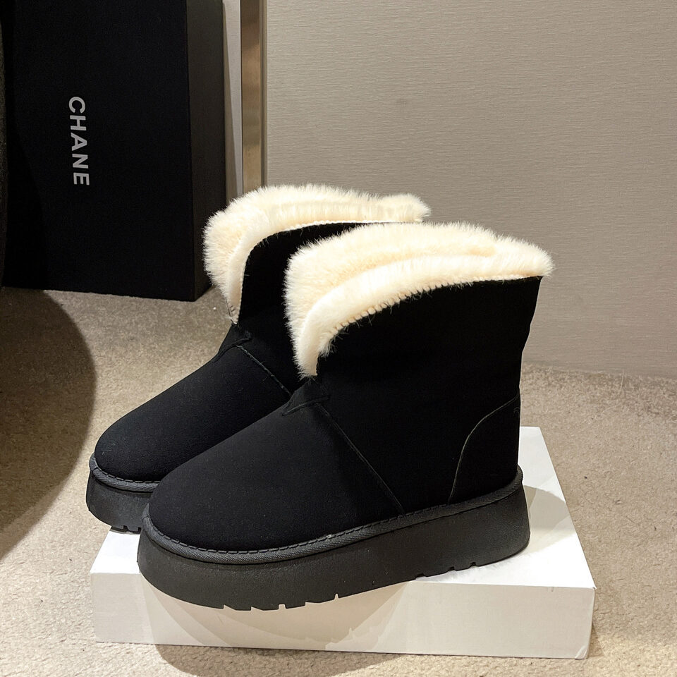 Winter Warm Snow Boots New Fashion Foldable Fleece