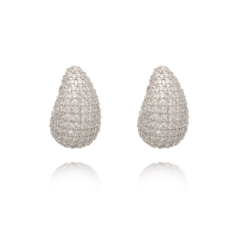 Fashion Jewelry Vintage Chunky Dome Drop Earrings