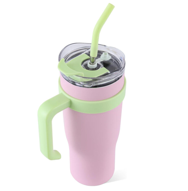 Ochapa 40 Oz Tumbler With Handle Straw Lid