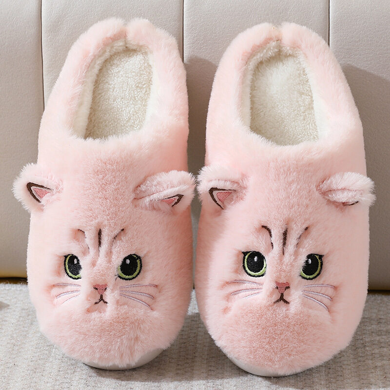 Autumn And Winter Cotton Slippers Men Women Couple