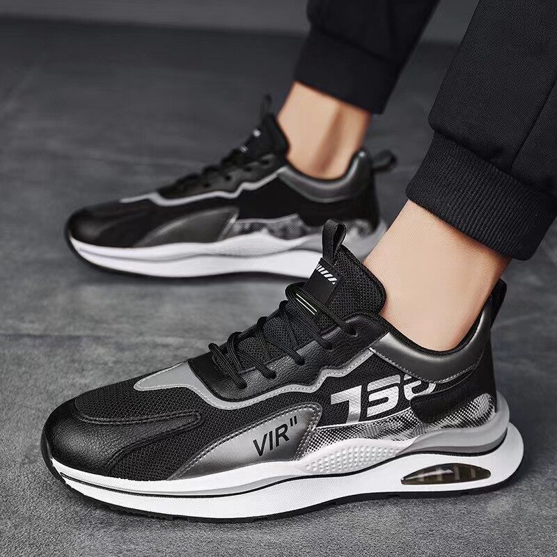 Air Cushion Mesh Sneakers Personalized Fashion Lace Up