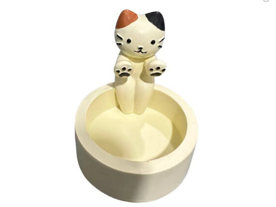 Cat Candlestick Holder Cute Kitten Candle Creative Aromatherapy