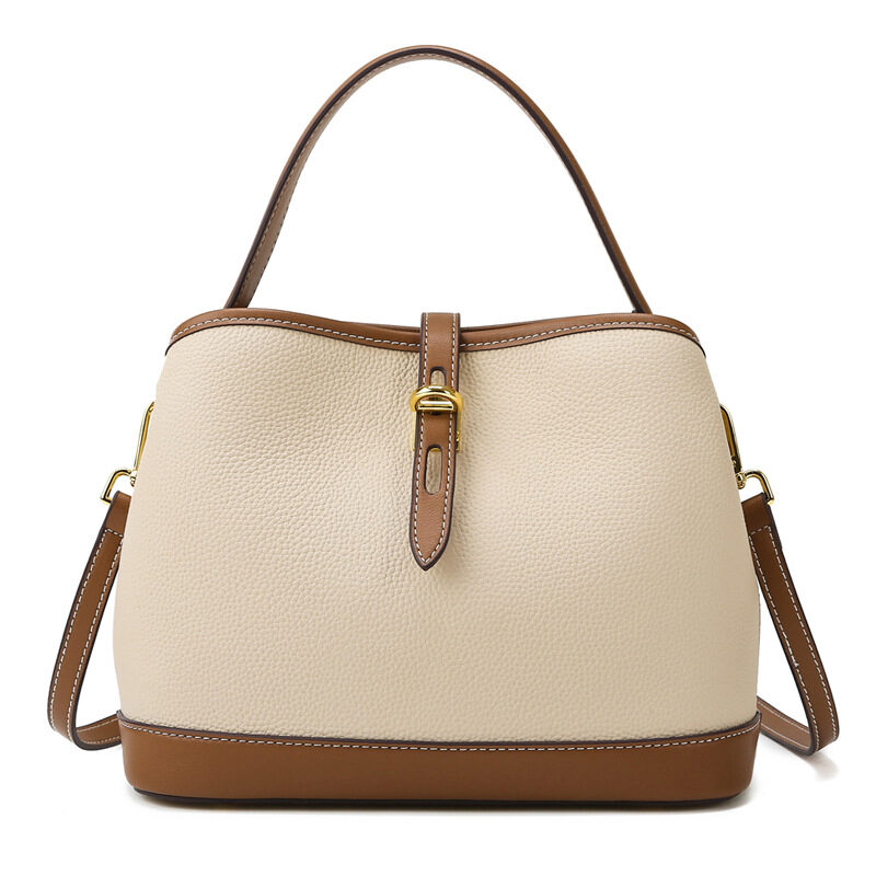 Lychee Pattern Large Capacity Contrast Color Single Shoulder