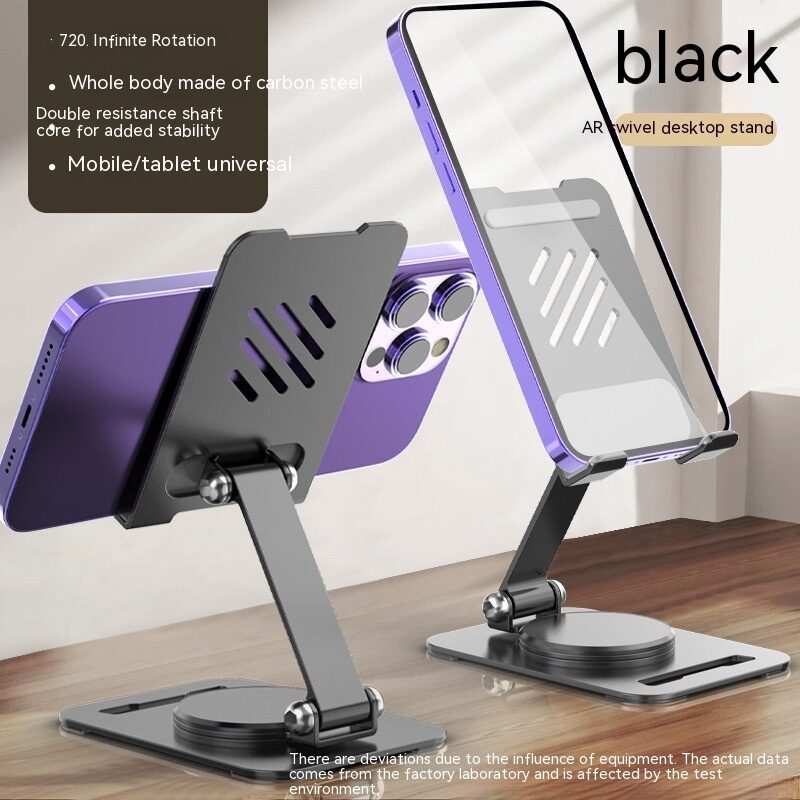 360 Degrees Rotate Metal Desk Mobile Phone Holder