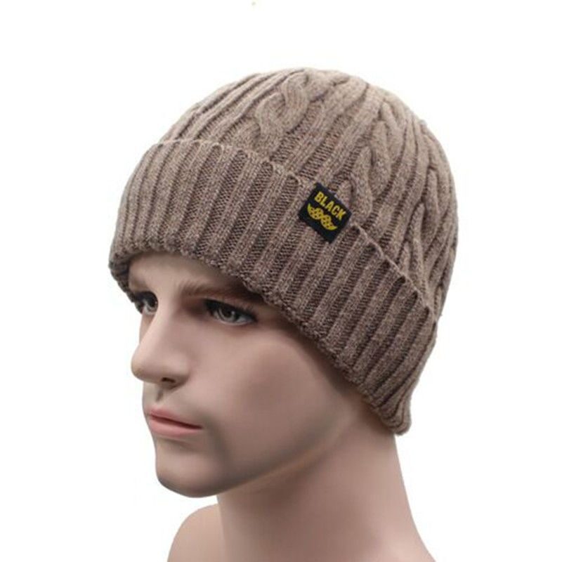 European And American Knitted Hat Men's Autumn Winter