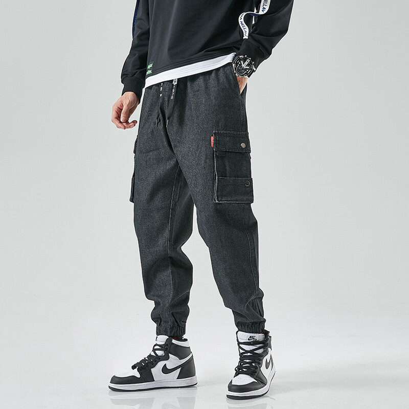 Men's Denim Trendy Trousers Fashion