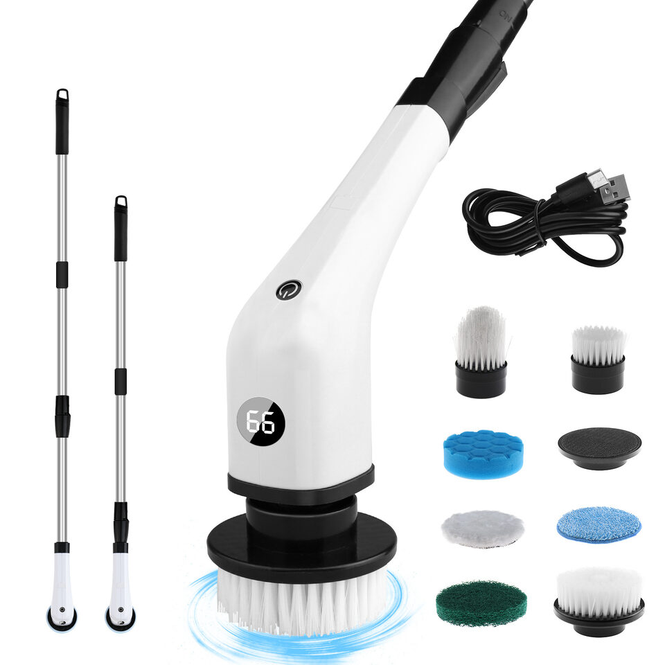 Electric Cleaning Brush Household Multi-functional 7-in-1 Toilet Bathroom
