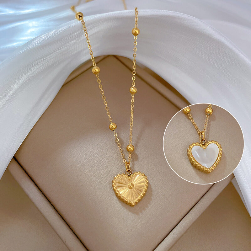 Heart-shape Love Necklace For Valentines Day Temperamental Personality