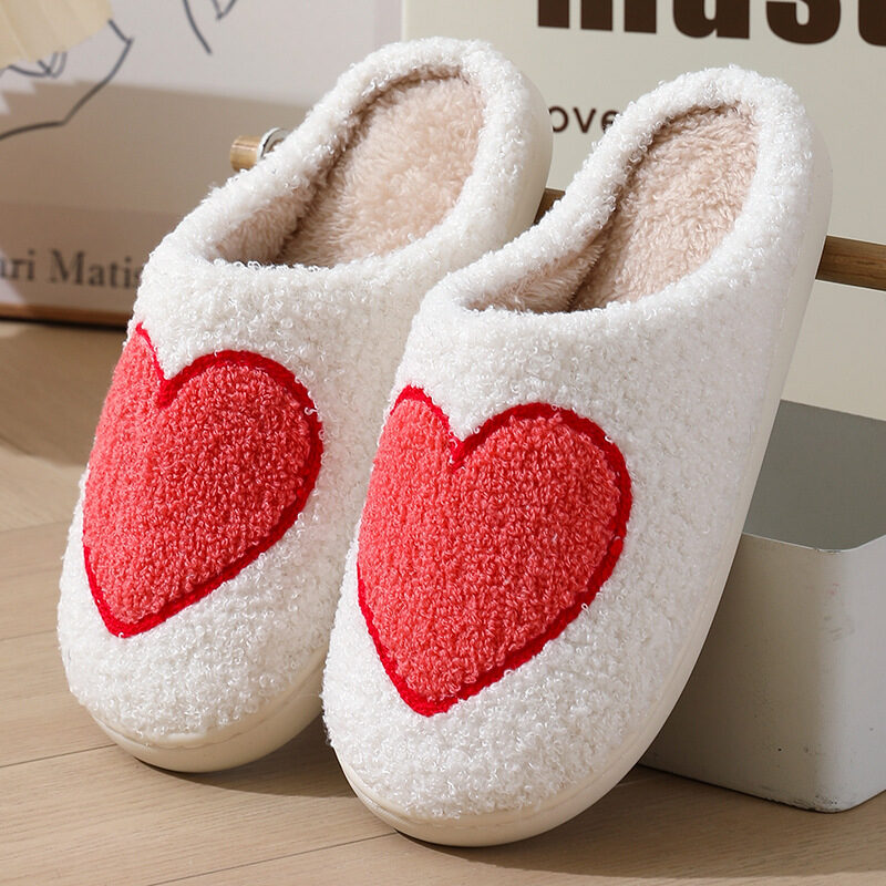 Women's Home Slippers Fashion Plush House Shoes