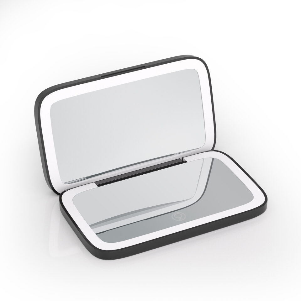 Portable Led Make-up Mirror Luminous Double-sided With Light