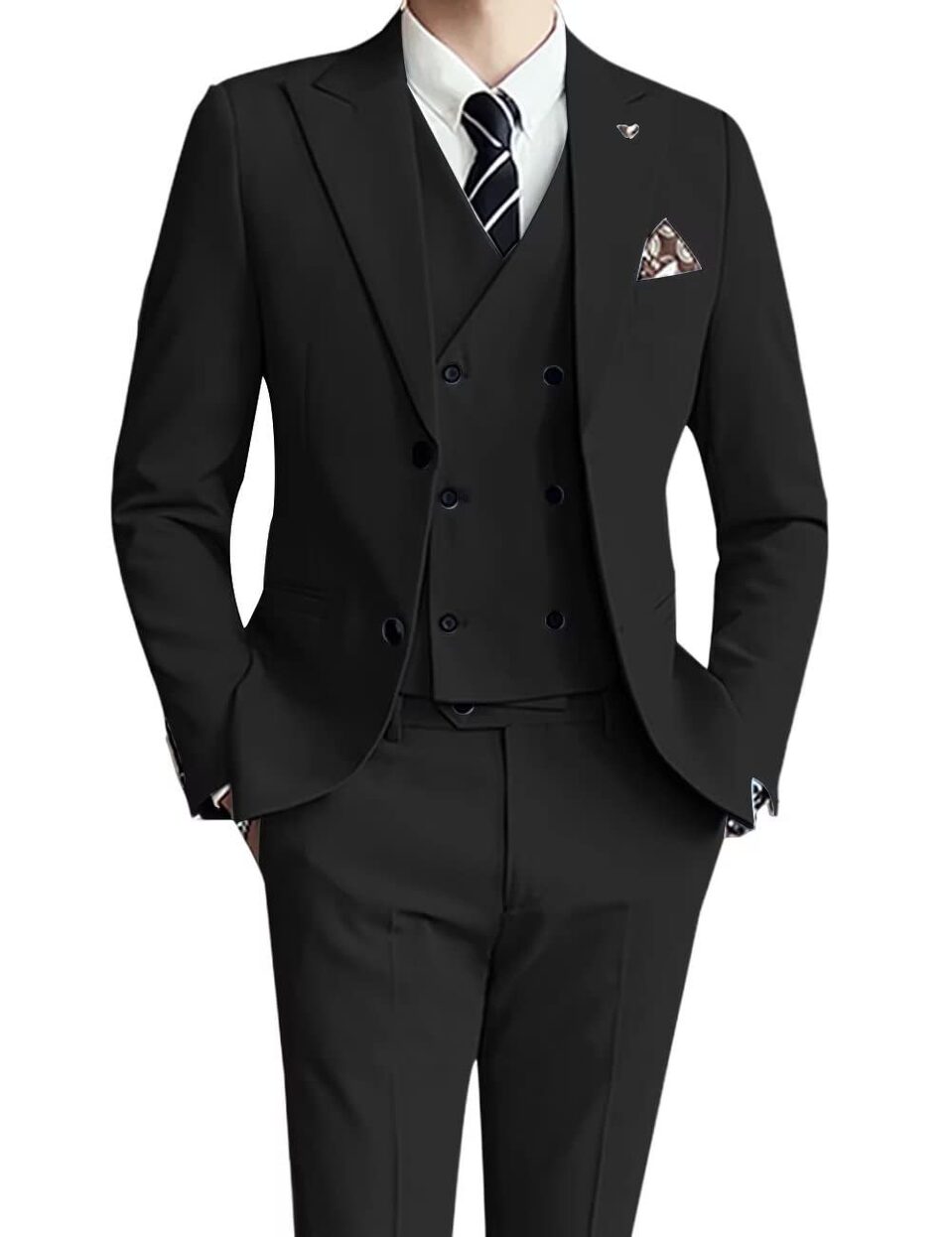 Three-piece Men's Suit Slim Fit