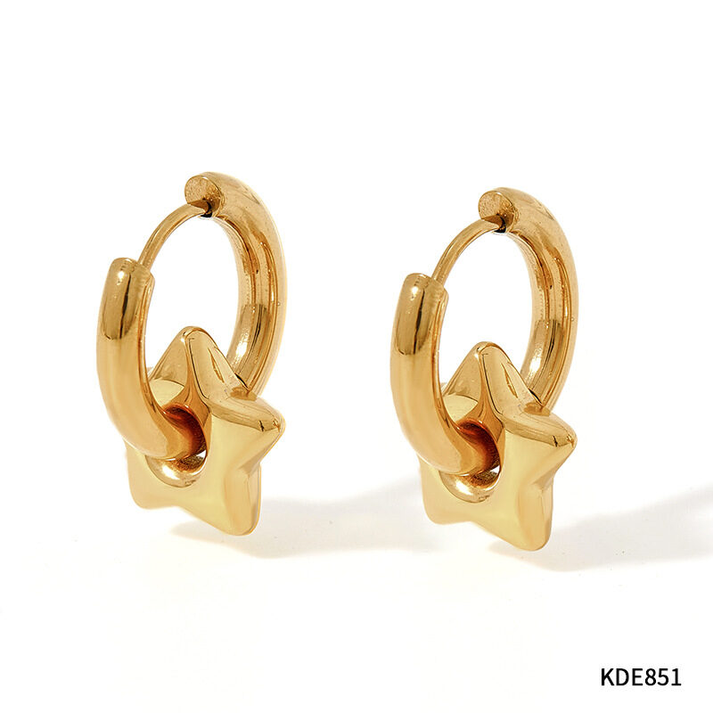 Xingx Earrings Stainless Steel Glossy