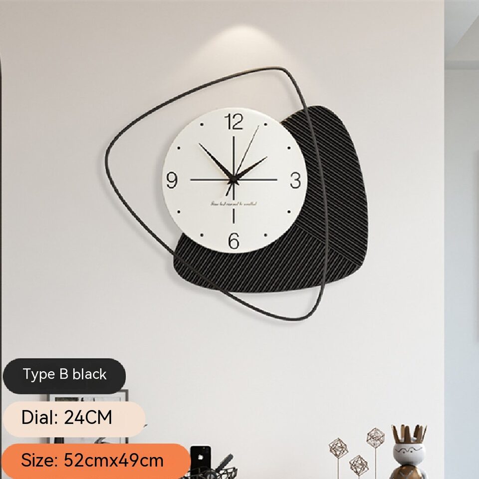 Art Decor Wall Clock Living Room Minimalist