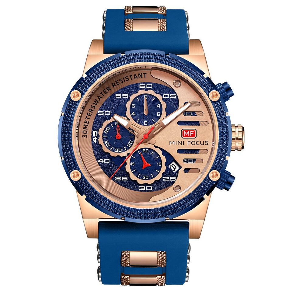 Men's Multifunctional Waterproof Quartz Watch Luminous Sports