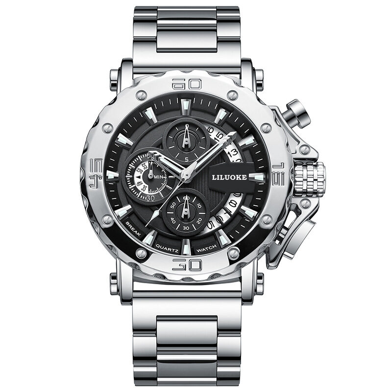 Thick Luminous Waterproof Men's Quartz Watch