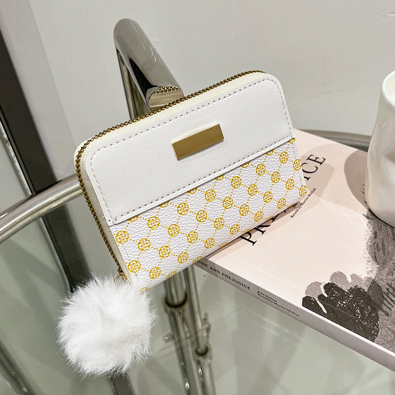 Women's Short Printing Color Contrast Korean Style Bag