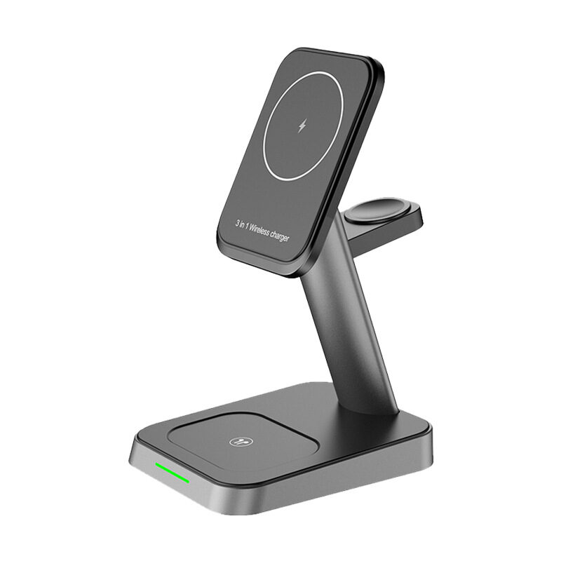 Mobile Phone Vertical Wireless Charger Watch Three-in-one