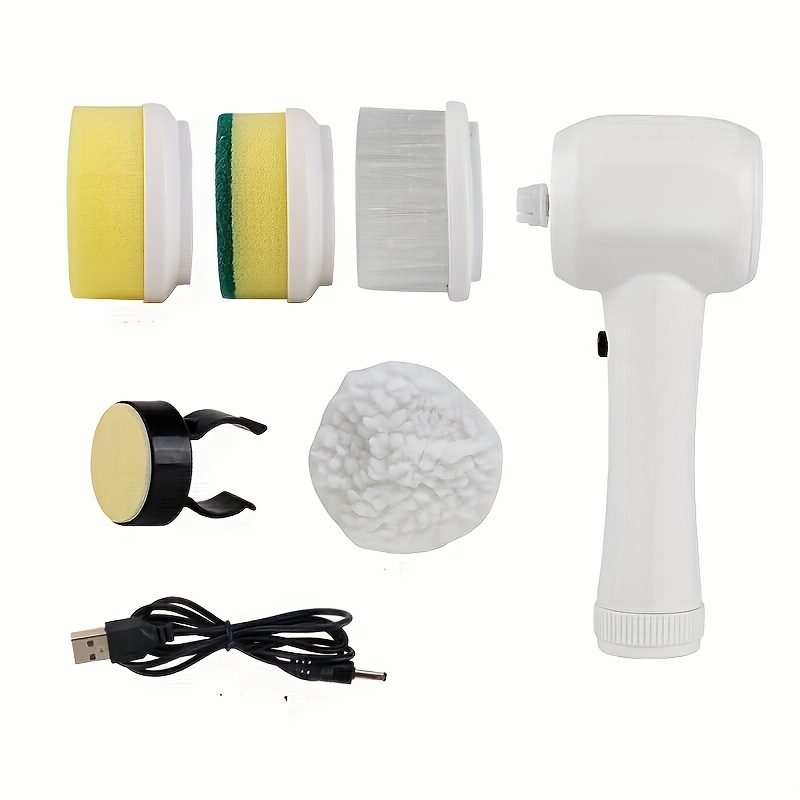 5 In 1 Multifunctional Electric Brush Cleaner Bathroom