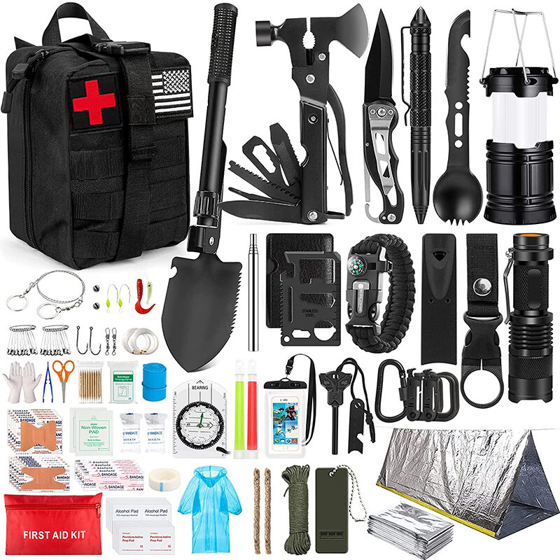 Outdoor Camping Supplies Equipment Multifunctional Survival Emergency Kit