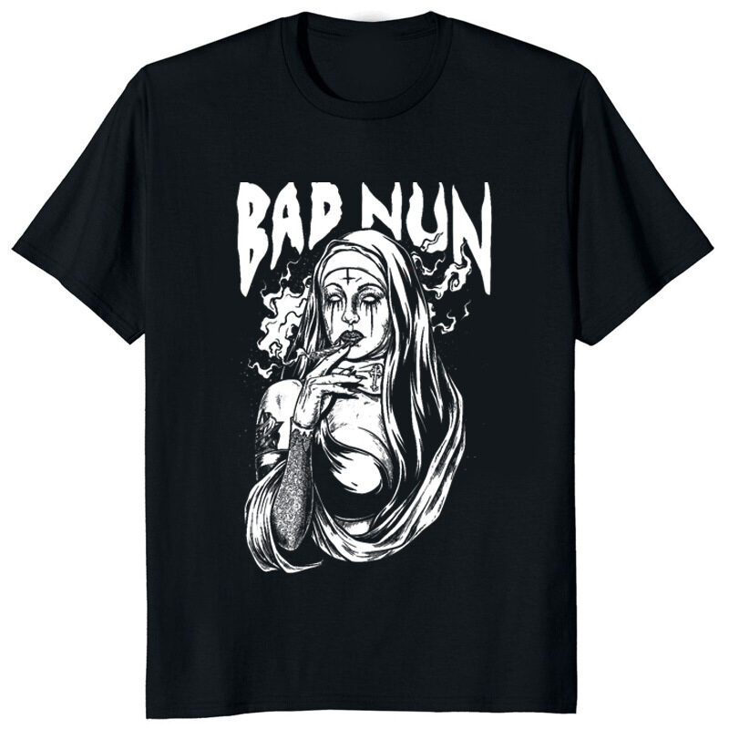 Devil Unholy Nun Tshirt 3D Print Tops Men