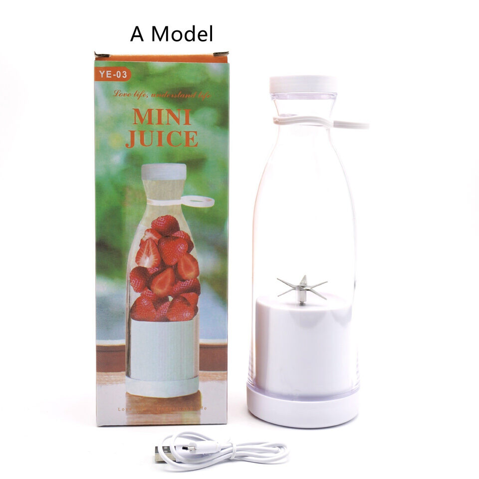 Electric USB Wine Bottle Juicer Cup 6-leaf Cutter