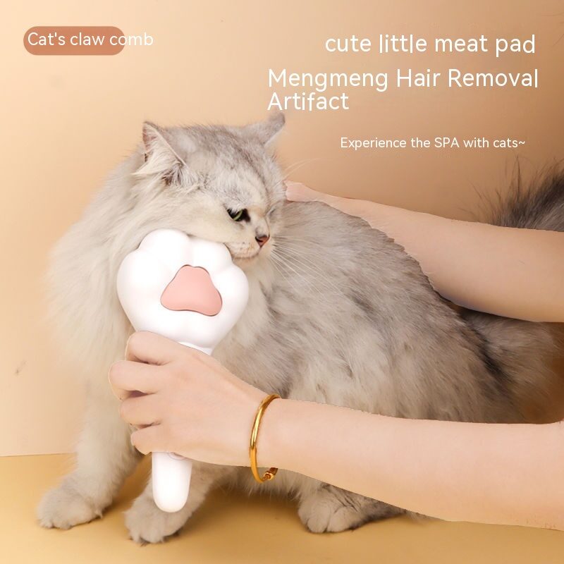 Pet Comb Massage One-click Hair Removal Cleaning Cat