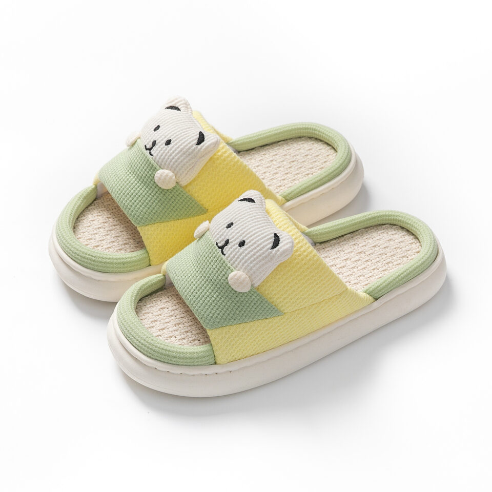 Cute Cartoon Bear Slippers Spring And Autumn Fashion