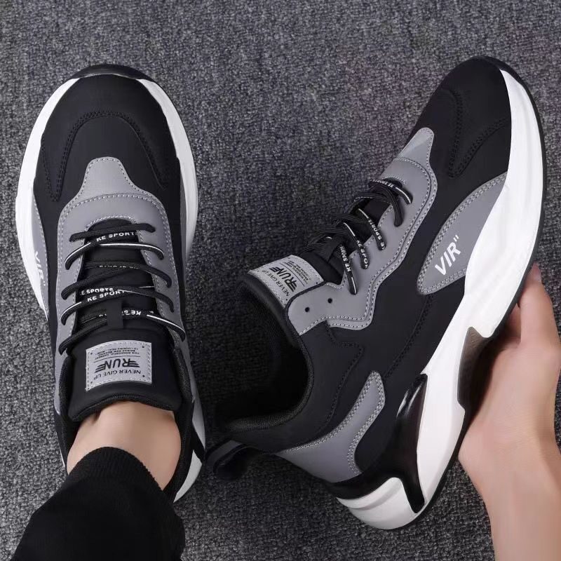 Fashion Black White Sneakers Casual Outdoor Lightweight Breathable