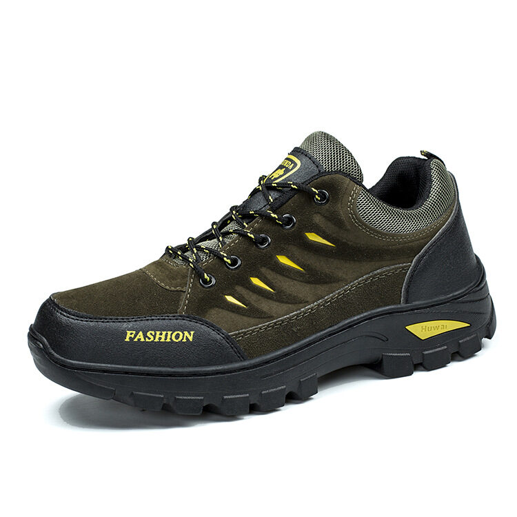 Men's Hiking Work Shoes Casual Breathable Lace-up Sneakers
