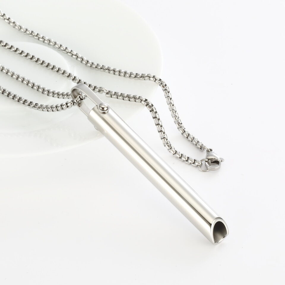 Adjustable Necklace And Ring Relieve Pressure Ornament Stainless