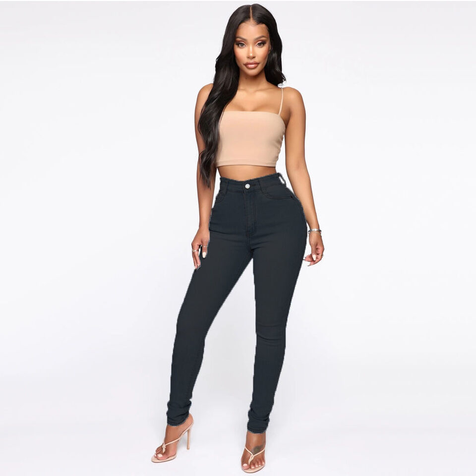Slimming Jeans Pants For Women High Waist Trousers