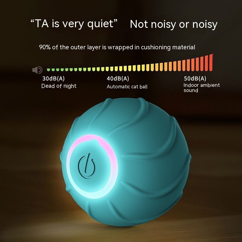 Smart Cat Toys Rolling Ball Pet Owner Interactive
