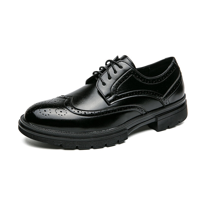 Spring And Autumn Men's Brogue Business Formal Wear